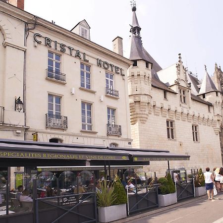 Cristal Hotel Restaurant - Logis Hotels Saumur Bagian luar foto